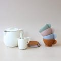 Boho Tea Set for Kids, Montessori Educational Toy, Pretend Play Tea Party Set, Matching Skills Toy, Best Gift for 3, 4, 5 Year Old Girls