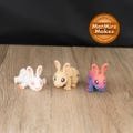 Tiny Rabbits | High Quality 3D Printed Articulated Bunny Models | Perfect for Collectors, Display, and Animal Lovers