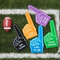 Custom Text Message Foam Finger, Giant Game Day Foam Finger with Custom Printed Message, Game Day/Event/Wedding Custom Foam Finger