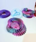 3D Printed Articulated Bush Viper Toy, Baby Bush Viper Toy | Dragon Snake