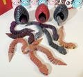 3D Printed Articulated Baby Bush Viper with Eggs Toy | Baby Dragon Snake